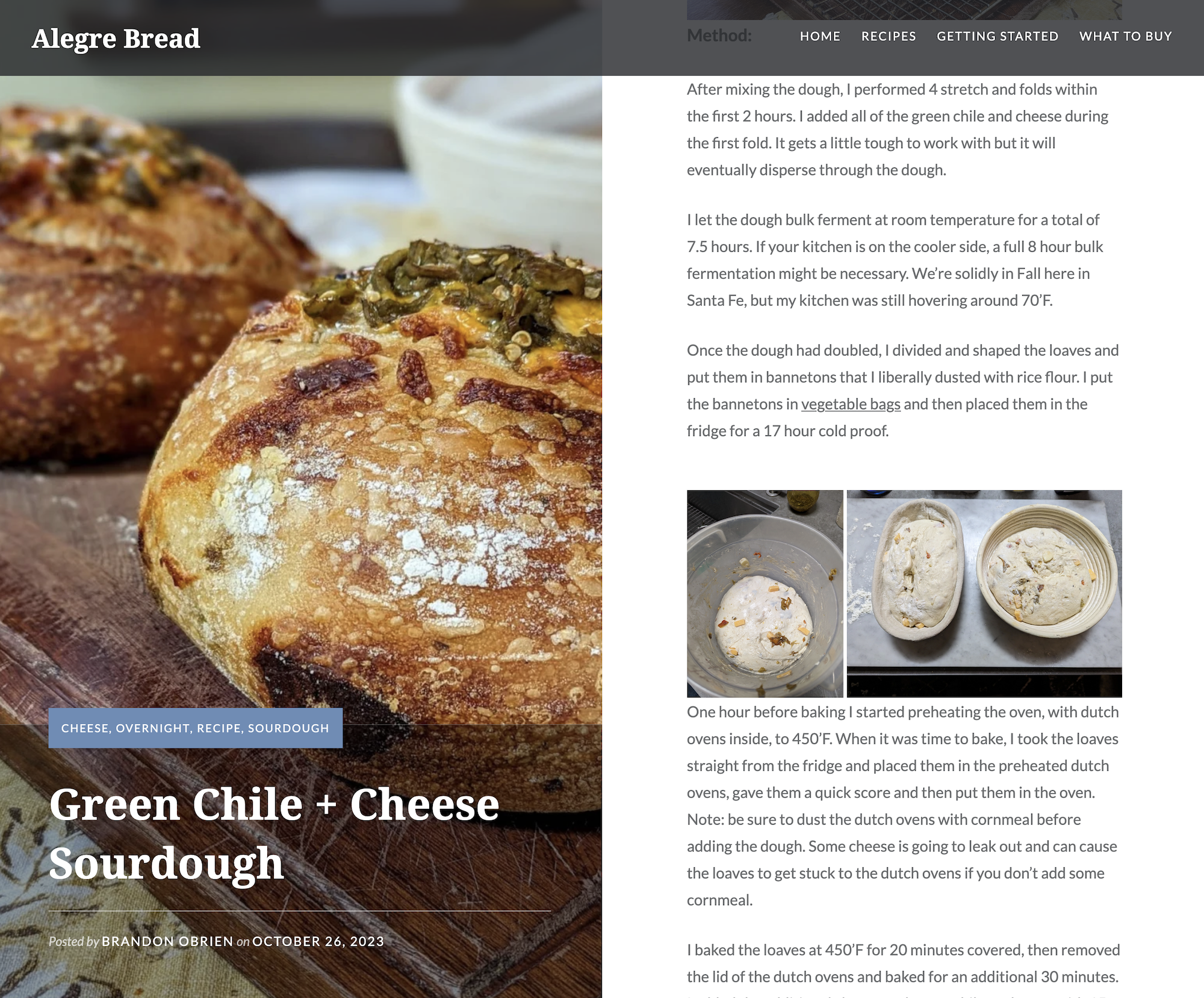 AlegreBread recipe page