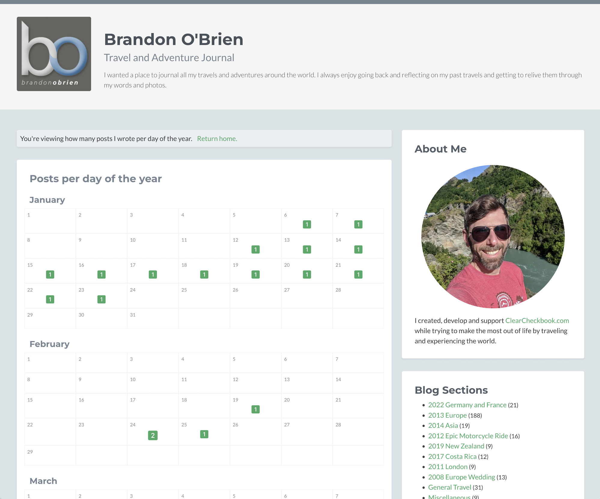 BrandonOBrien travel calendar