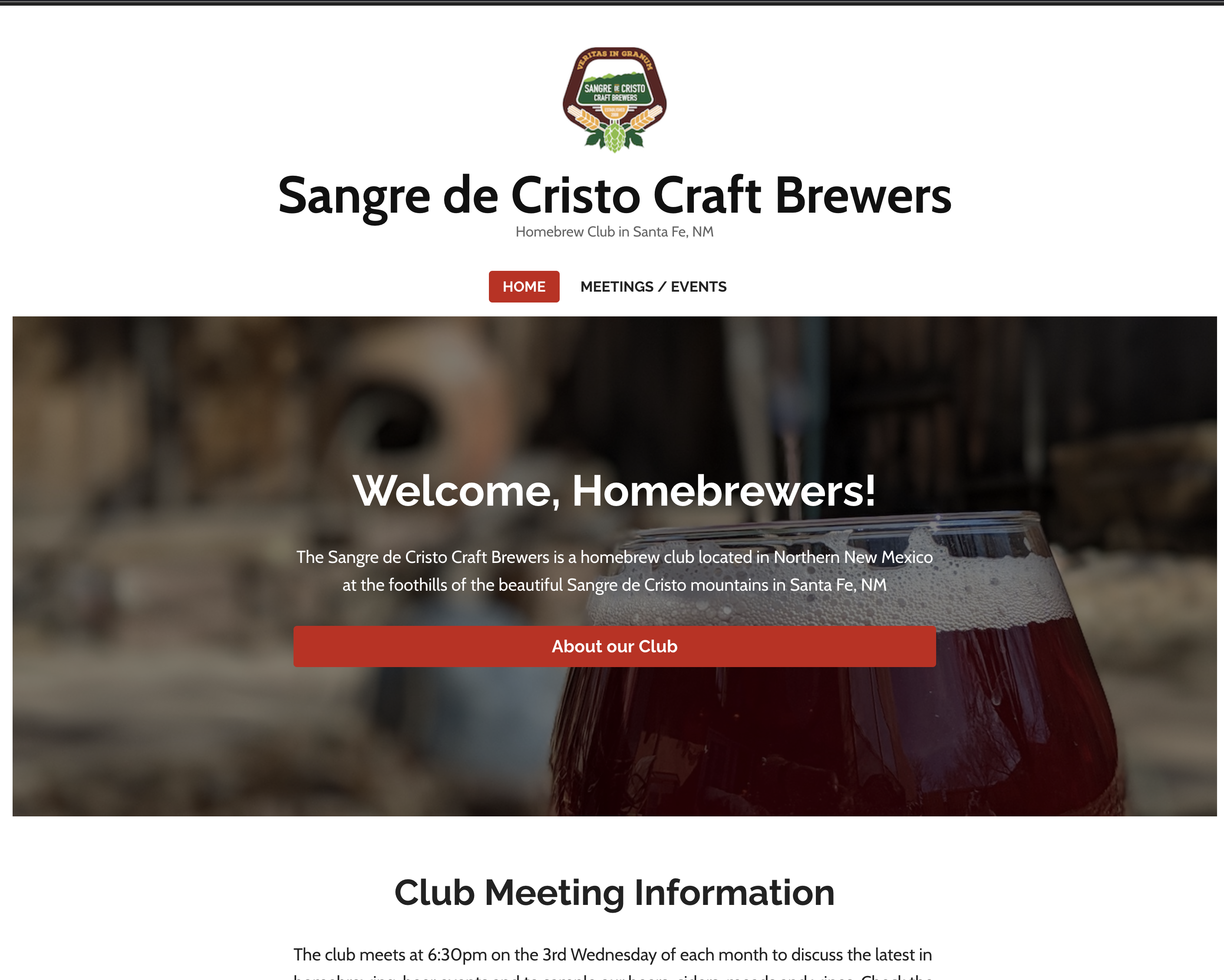 BrewSantaFe home page